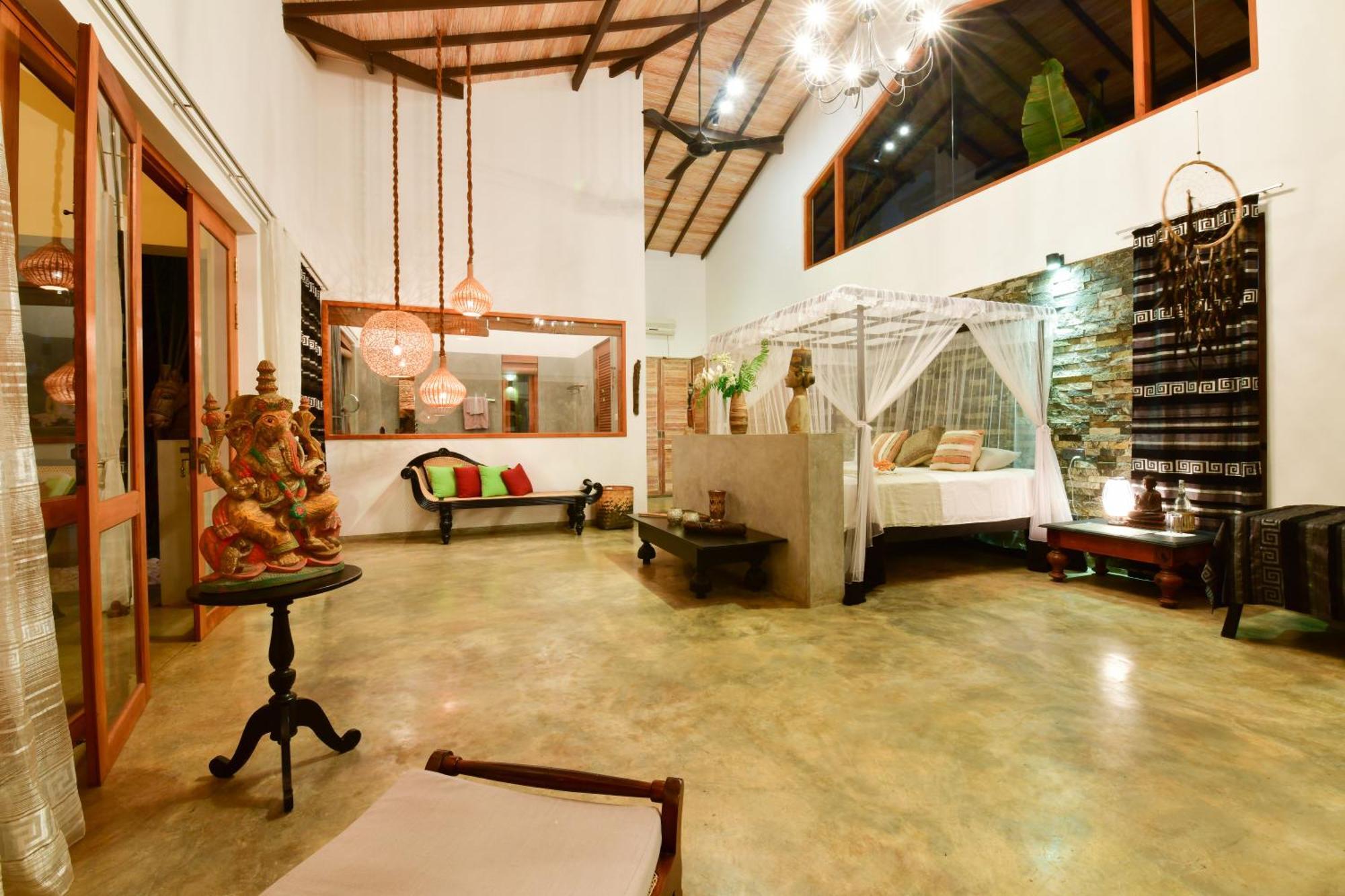 Tropical House - Jungleside Villa Hikkaduwa Værelse billede